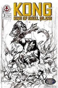Cover Thumbnail for Kong: King of Skull Island (Markosia Publishing, 2007 series) #2 [Cover B Retailer Incentive Sketch Variant]