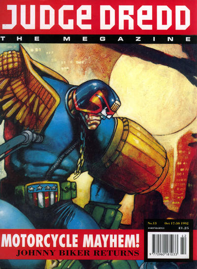 Cover for Judge Dredd the Megazine (Fleetway Publications, 1992 series) #13