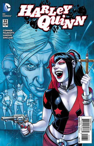 Cover for Harley Quinn (DC, 2014 series) #22 [Chad Hardin Cover]