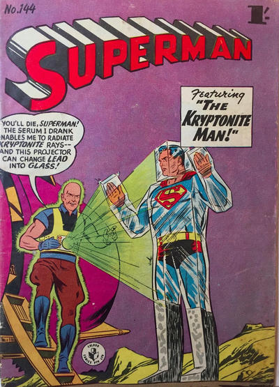 Cover for Superman (K. G. Murray, 1947 series) #144