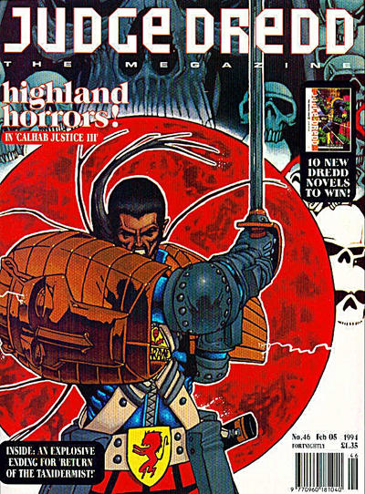 Cover for Judge Dredd the Megazine (Fleetway Publications, 1992 series) #46