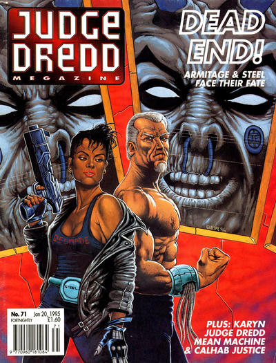 Cover for Judge Dredd the Megazine (Fleetway Publications, 1992 series) #71