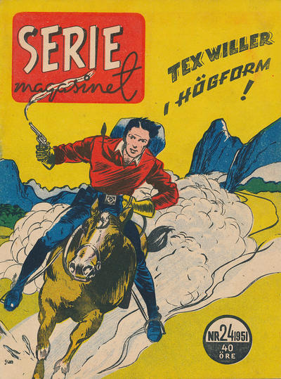 Cover for Seriemagasinet (Centerförlaget, 1948 series) #24/1951