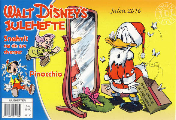 Cover for Walt Disney's julehefte (Hjemmet / Egmont, 2002 series) #2016 [Bokhandelutgave]
