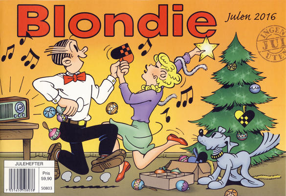 Cover for Blondie (Hjemmet / Egmont, 1941 series) #2016 [Bokhandelutgave]