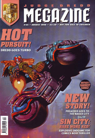 Cover for Judge Dredd Megazine (Egmont Fleetway Ltd, 1996 series) #44
