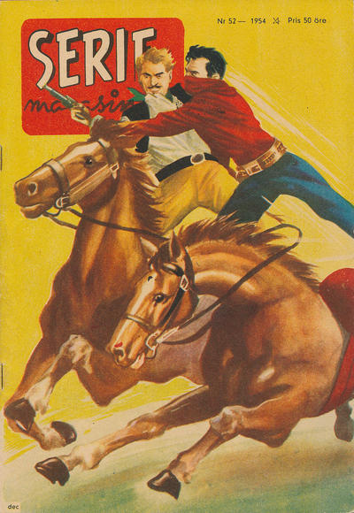 Cover for Seriemagasinet (Centerförlaget, 1948 series) #52/1954