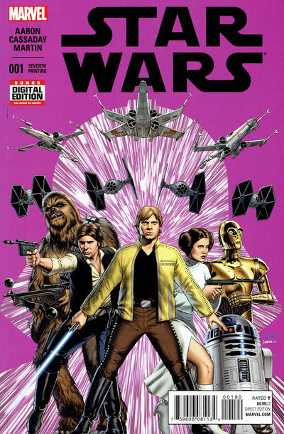 Cover for Star Wars (Marvel, 2015 series) #1 [Seventh Printing Variant]