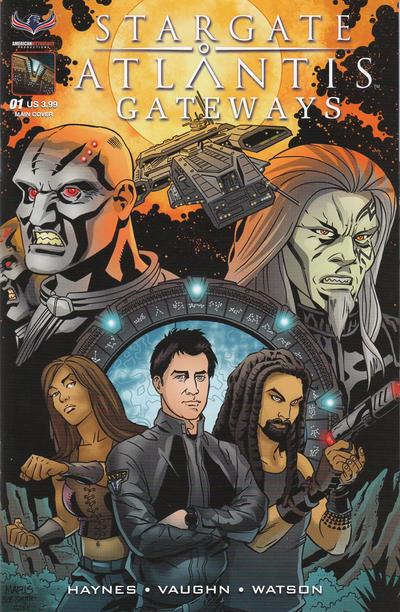 Cover for Stargate Atlantis Gateways (American Mythology Productions, 2016 series) #1 [Cover A Matt Wieringo]