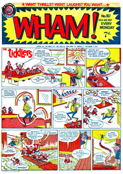 Cover for Wham! (IPC, 1964 series) #167