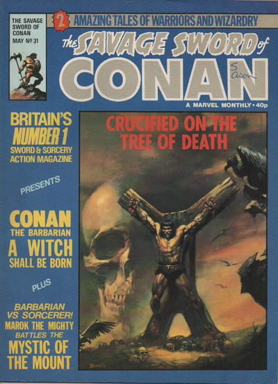 Cover for The Savage Sword of Conan (Marvel UK, 1977 series) #31