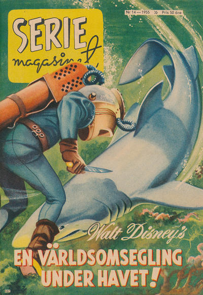 Cover for Seriemagasinet (Centerförlaget, 1948 series) #14/1955