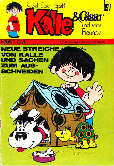 Cover for Kalle & Cäsar (BSV - Williams, 1971 series) #6