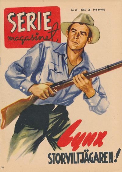 Cover for Seriemagasinet (Centerförlaget, 1948 series) #23/1955