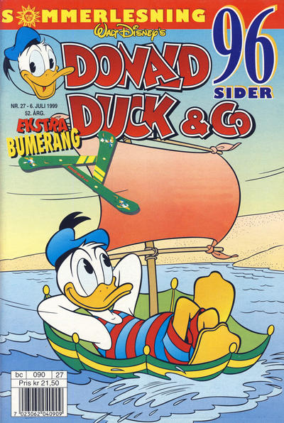 Cover for Donald Duck & Co (Hjemmet / Egmont, 1948 series) #27/1999