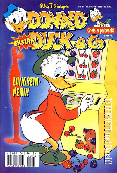 Cover for Donald Duck & Co (Hjemmet / Egmont, 1948 series) #34/1999