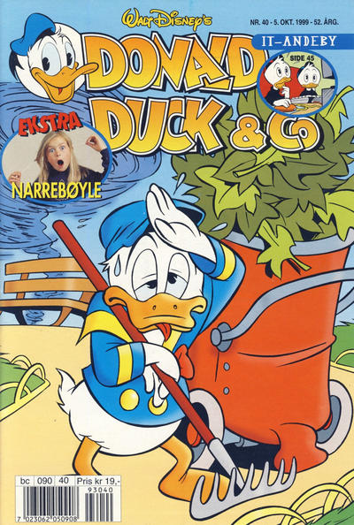 Cover for Donald Duck & Co (Hjemmet / Egmont, 1948 series) #40/1999