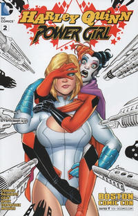 Cover Thumbnail for Harley Quinn and Power Girl (DC, 2015 series) #2 [Boston Comic Con Cover]