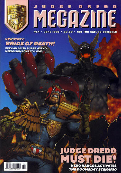 Cover for Judge Dredd Megazine (Egmont Fleetway Ltd, 1996 series) #54