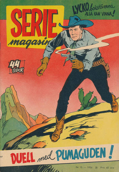 Cover for Seriemagasinet (Centerförlaget, 1948 series) #15/1956