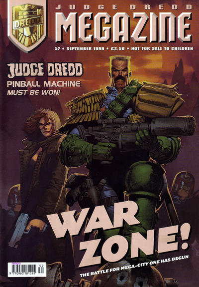 Cover for Judge Dredd Megazine (Egmont Fleetway Ltd, 1996 series) #57
