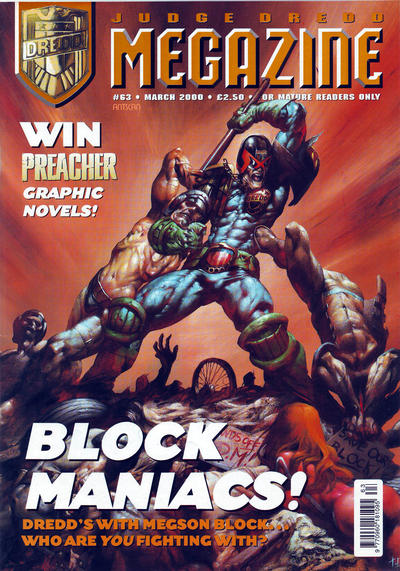 Cover for Judge Dredd Megazine (Egmont Fleetway Ltd, 1996 series) #63