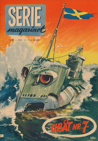 Cover for Seriemagasinet (Centerförlaget, 1948 series) #48/1956