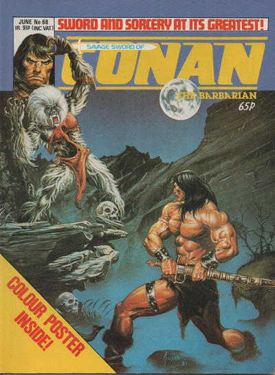 Cover for The Savage Sword of Conan (Marvel UK, 1977 series) #68
