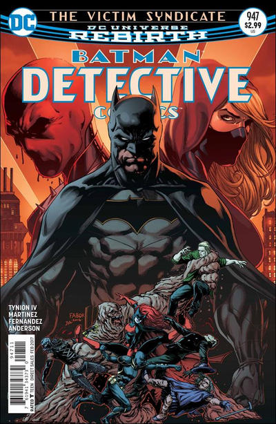 Cover for Detective Comics (DC, 2011 series) #947