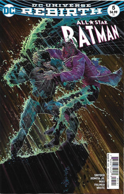 Cover for All Star Batman (DC, 2016 series) #5 [John Romita Jr. Cover]