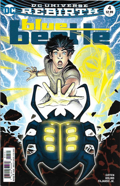 Cover for Blue Beetle (DC, 2016 series) #4 [Scott Kolins Cover Variant]