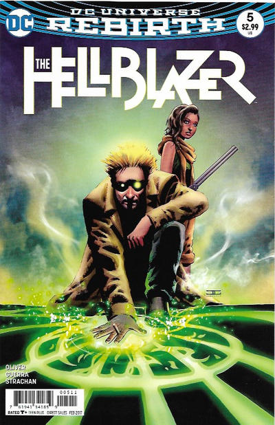 Cover for Hellblazer (DC, 2016 series) #5 [John Cassaday Cover]