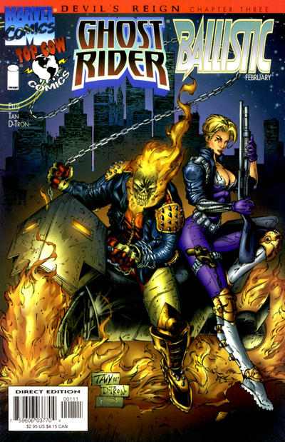 Cover for Ghost Rider / Ballistic (Marvel, 1997 series) #1