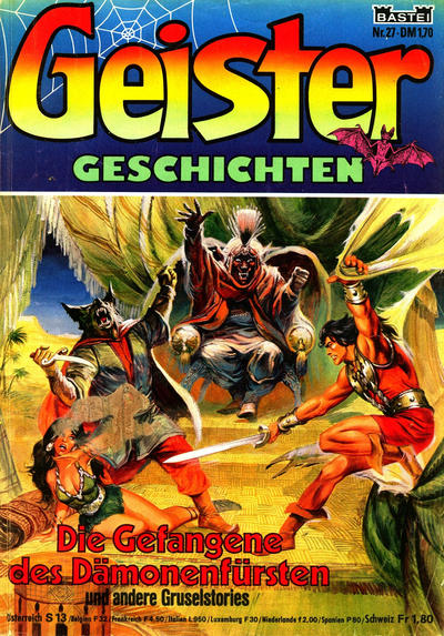 Cover for Geister Geschichten (Bastei Verlag, 1980 series) #27