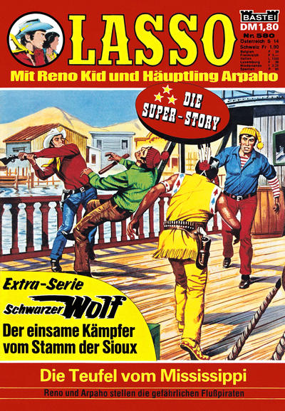Cover for Lasso (Bastei Verlag, 1966 series) #580