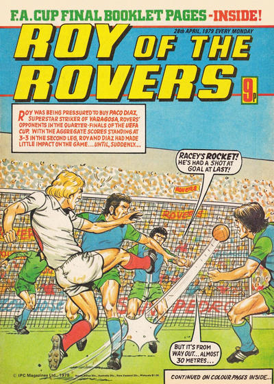 Cover for Roy of the Rovers (IPC, 1976 series) #28 April 1979 [133]
