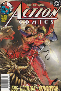 Cover Thumbnail for Action Comics (DC, 1938 series) #825 [Newsstand]
