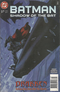 Cover for Batman: Shadow of the Bat (DC, 1992 series) #72 [Newsstand]