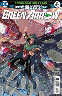 Cover Thumbnail for Green Arrow (DC, 2016 series) #14 [Juan Ferreyra Cover]