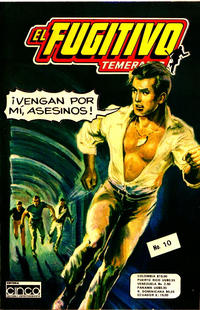 Cover Thumbnail for El Fugitivo Temerario (Editora Cinco, 1983 ? series) #10