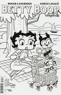 Cover Thumbnail for Betty Boop (Dynamite Entertainment, 2016 series) #3 [Cover C Retailer Incentive B&W]