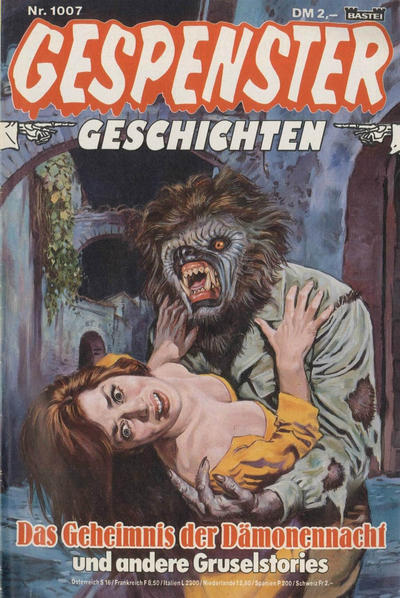 Cover for Gespenster Geschichten (Bastei Verlag, 1974 series) #1007