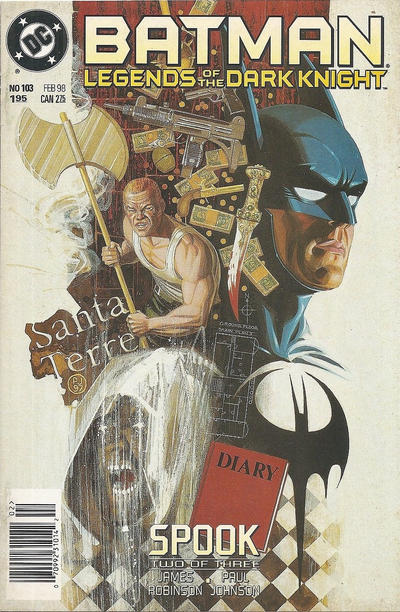 Cover for Batman: Legends of the Dark Knight (DC, 1992 series) #103 [Newsstand]