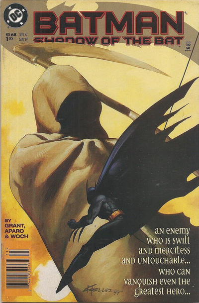 Cover for Batman: Shadow of the Bat (DC, 1992 series) #68 [Newsstand]