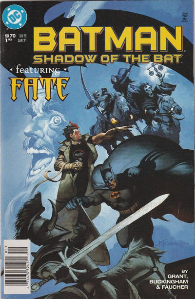 Cover for Batman: Shadow of the Bat (DC, 1992 series) #70 [Newsstand]