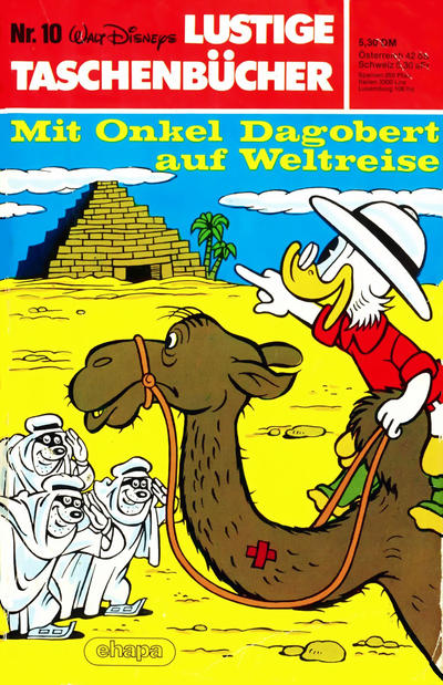 Cover for Lustiges Taschenbuch (Egmont Ehapa, 1967 series) #10 - Mit Onkel Dagobert auf Weltreise [5,30 DM]