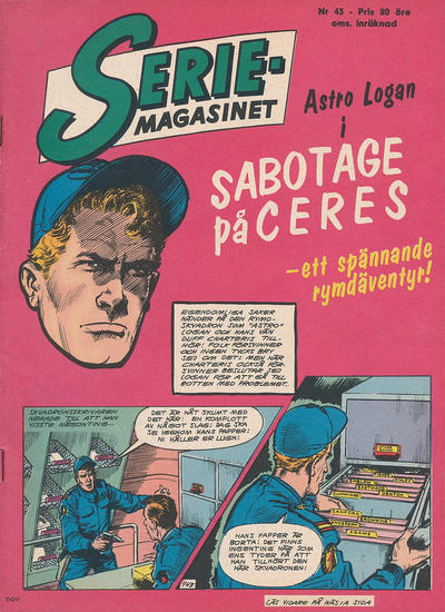 Cover for Seriemagasinet (Centerförlaget, 1948 series) #43/1962