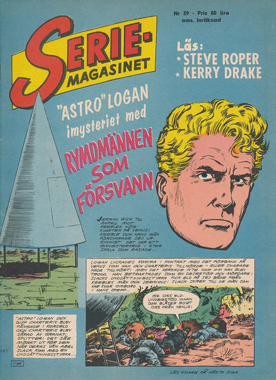 Cover for Seriemagasinet (Centerförlaget, 1948 series) #39/1962