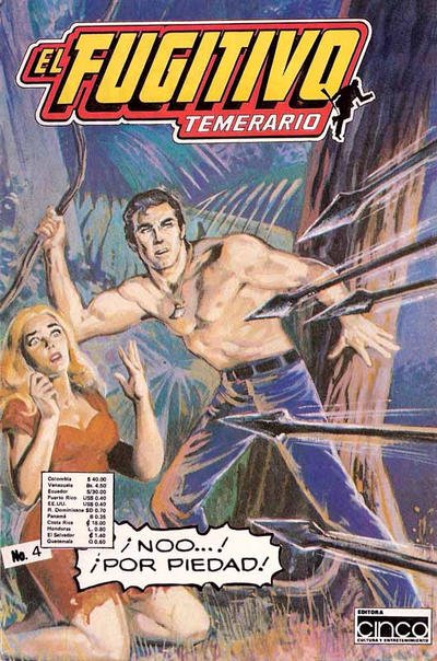 Cover for El Fugitivo Temerario (Editora Cinco, 1983 ? series) #4