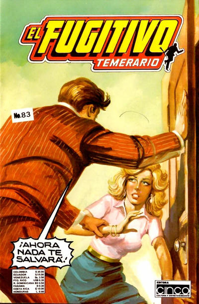 Cover for El Fugitivo Temerario (Editora Cinco, 1983 ? series) #83